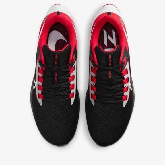 Nike Air Zoom Pegasus 38 OSU Ohio State Buckeyes Shoes Men DJ0837-001 - Picture 7 of 16